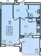 Buy an apartment, Tolbukhina-pl, Ukraine, Odesa, Kievskiy district, 1  bedroom, 42 кв.м, 695 000 uah